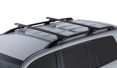 Barres de toit Vortex sur barres longitudinales ajourées