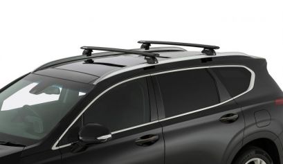 Barres de toit Vortex sur barres longitudinales intégrées