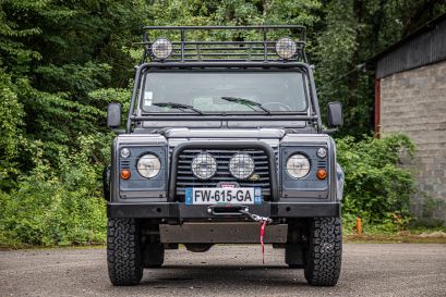 Treuil installé sur Defender par Equip'raid