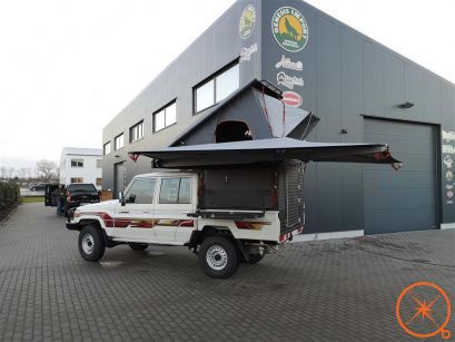 canopy Camper monté sur un véhicule par Equip'raid