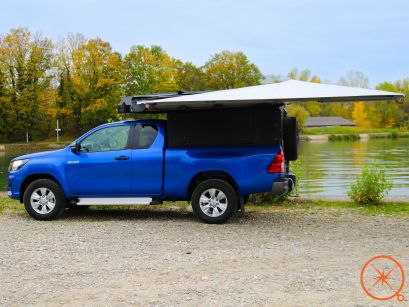 canopy Camper monté sur un véhicule par Equip'raid
