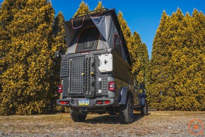 canopy Camper monté sur un véhicule par Equip'raid