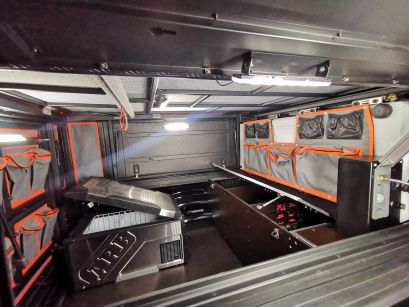 CANOPY CAMPER ALU CAB NOIR POUR EXTRA CABINE