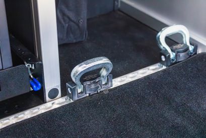 Rail d'arrimage aero avec anneau