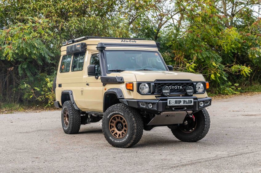 TOYOTA GRJ 78 V6 ESSENCE préparé par equip'raid 4x4