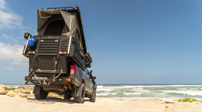 Cellule khaya sur la plage