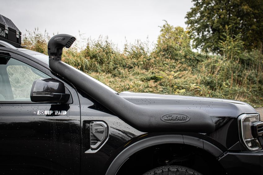 Ford Ranger PXIV préparation tout terrain pick up 4x4 raid bivouac en Alsace Canopy Camper Alu-Cab snorkel