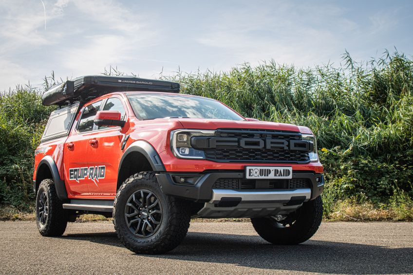 Ford Ranger Raptor Alu-Cab James Baroud préparé par Equip'Raid