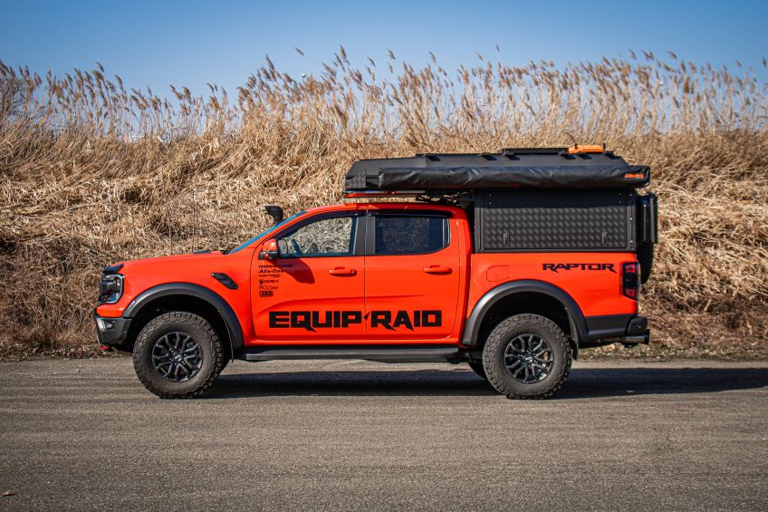 Ford Ranger Raptor 2023 vue latérale