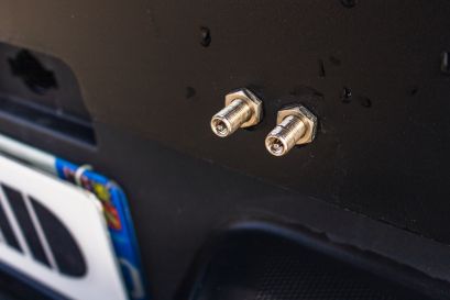 Prise d'air des boudins pneumatiques