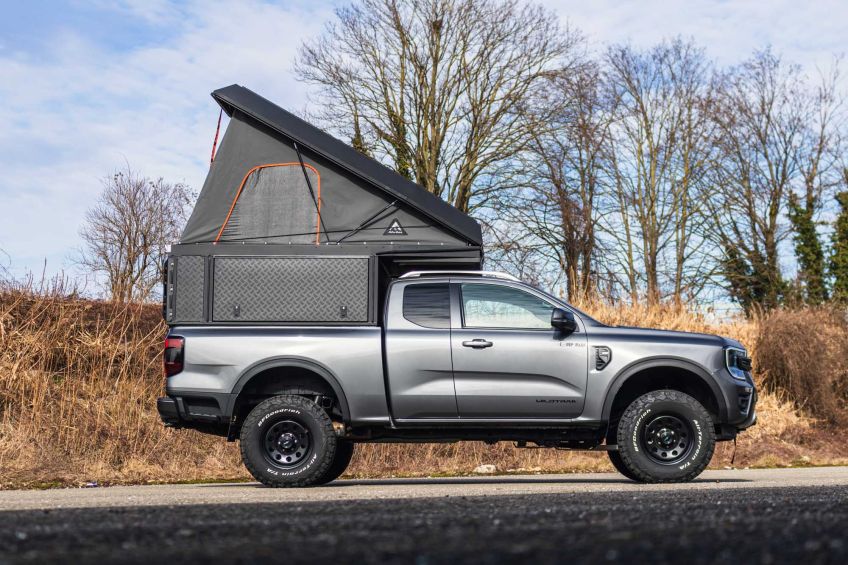 Canopy camper monté sur Ford Ranger 2023 Extra Cabine