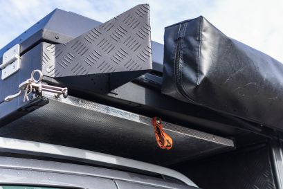 Table d ecamping Alu-Cab et son support