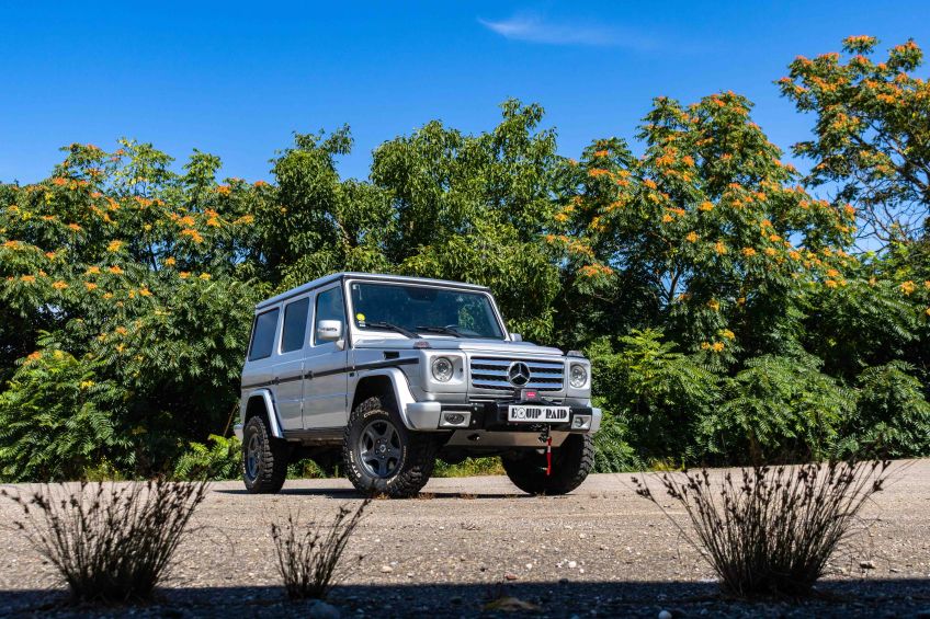 Mercedes Class g équipé pour le raid par Equip'Raid Mulhouse