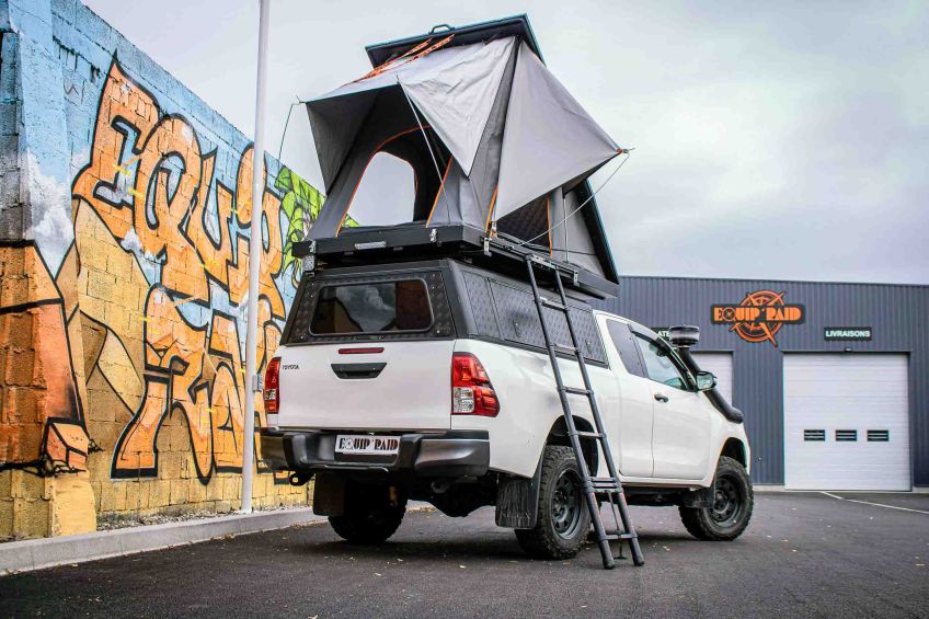 Tente Alu-Cab Gen 3-R ouverte chez Equip'Raid Mulhouse