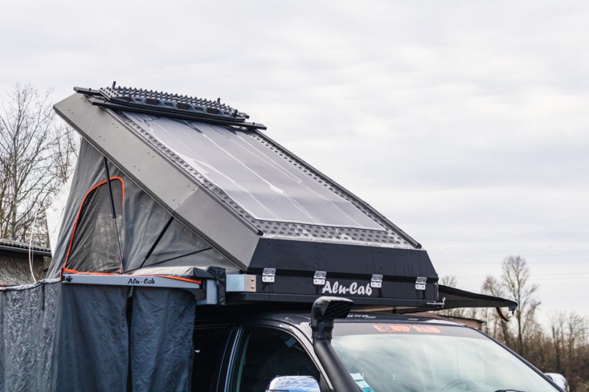 PANNEAU SOLAIRE FLEXIBLE PANDA 300W POUR TENTE CANOPY ET TOIT RELEVABLE ALU-CAB