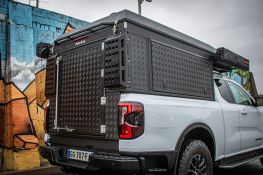 Ford Ranger PXIV Canopy Camper Alu-CAB par Equip'RAid arrière