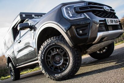 Ford Ranger PXIV préparation tout terrain pick up 4x4 raid bivouac en Alsace Canopy Camper Alu-Cab n4 offroad