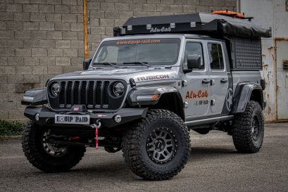 préparation 4x4 Jeep Gladiator Rubicon équipement 4x4 Equip'raid Alu-Cab Canopy camper 
