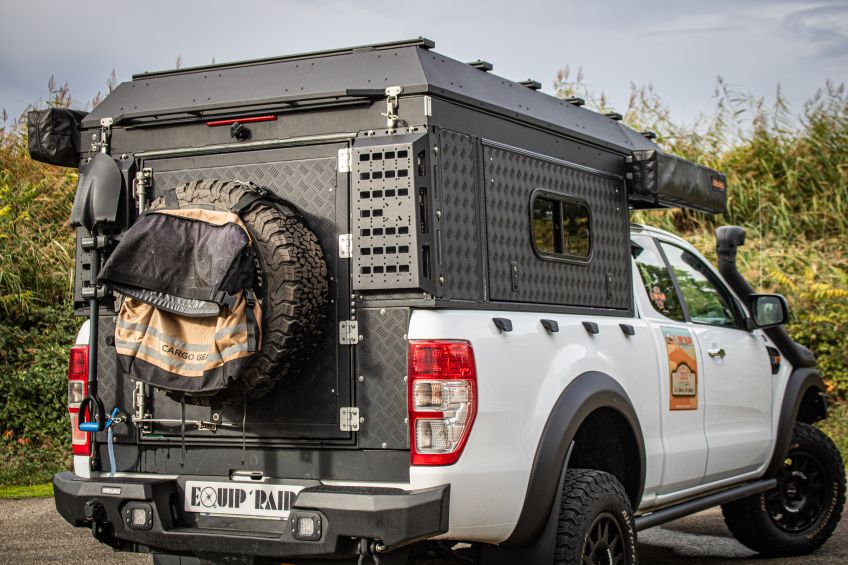 Préparation pick up Ford Ranger PXIII 4x4 tout-terrain par Equip'Raid Canopy Camper
