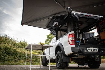 Préparation pick up Ford Ranger PXIII 4x4 tout-terrain par Equip'Raid Canopy Camper auvent