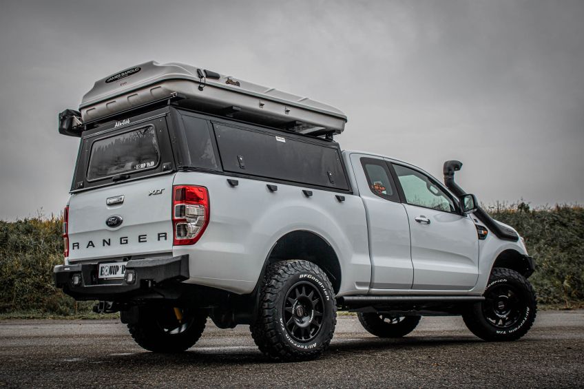 Ford Ranger PXIII préparé par Equip'Raid Hardtop tente de toit James Baroud