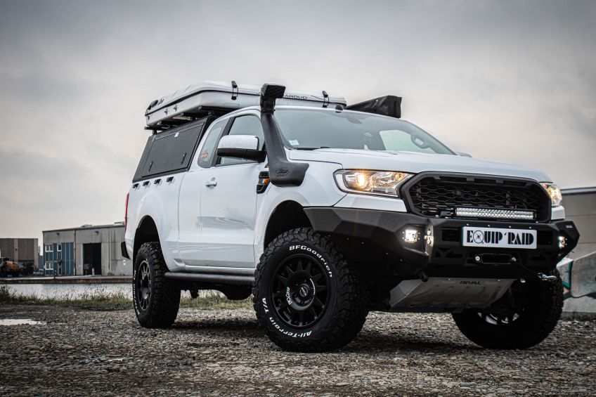Ford Ranger PXIII préparé par Equip'Raid Hardtop tente de toit