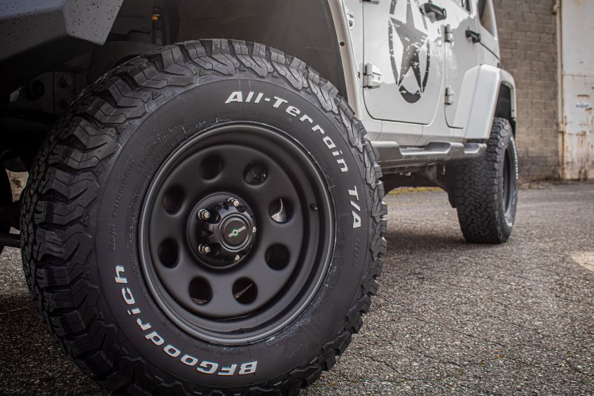 Jantes acier Goss sur Jeep Wrangler JK