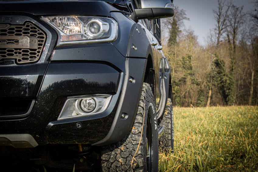 Ford ranger PXII Canopy Camper préparé par equip'raid equipement tout-terrain 4x4 raid bivouac