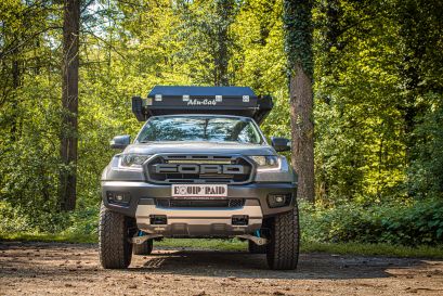 Ford ranger Canopy Camper Alu-Cab préparé par Equip'Raid Mulhouse