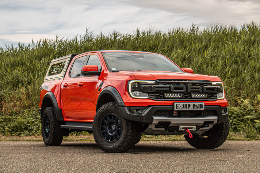 Ford Ranger Raptor 2023 préparé par Equip'Raid Hardtop Contour Alu-Cab