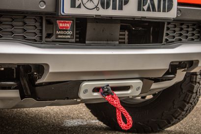 Ford Ranger Raptor 2023 préparé par Equip'Raid Hardtop kit TREUIL intégration à la calandre