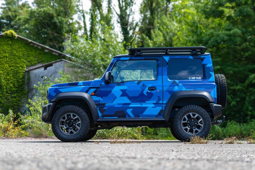 Profil du SUZUKI JIMNY PRÉPARÉ PAR EQUIP'RAID