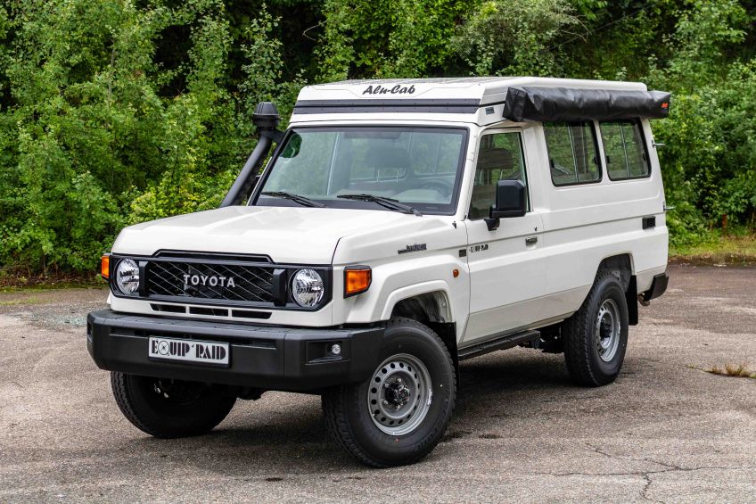 Toyota GRJ78 importé par Equip'Raid et mis aux normes Euro6 homologué pour le France et l'Europe sans Malus écologique
