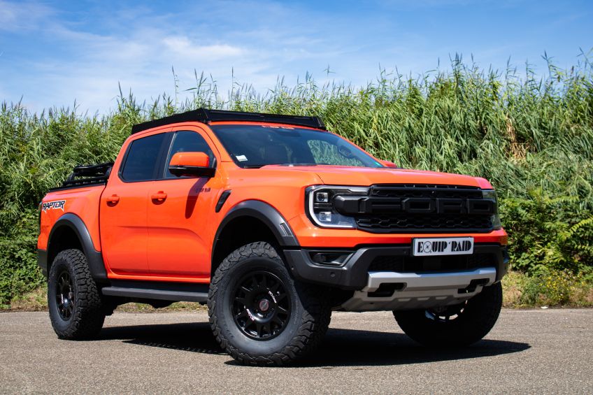 FORD RANGER RAPTOR 2023 préparé par Equip'Raid 4x4 Alsace