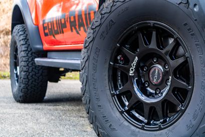 Jantes EVO CORSE Dakar SuperZero 8.5x17 noir brillant