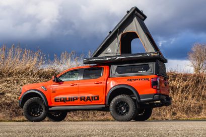 Ford Ranger raptor 2023 Alu-Cab equip'Raid avec tente Gen 3-R