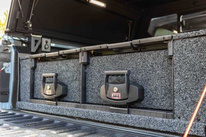 AMÉNAGEMENT DOUBLE TIROIRS AVEC PLATEAUX COULISSANTS ARB