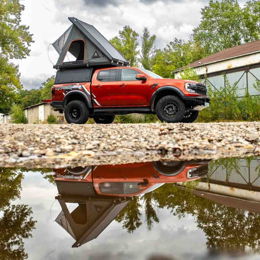 Ford Ranger Raptor 2023 préparé par Equip'Raid Alu-Cab Frontrunner ARB Victron