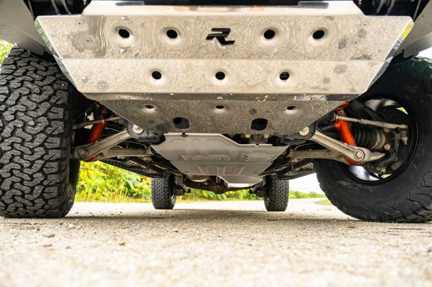 Ford Ranger Raptor 2023 préparé par Equip'Raid blindages RIVAL