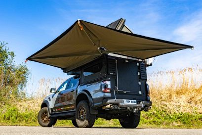 Modcap family auvent ouvert