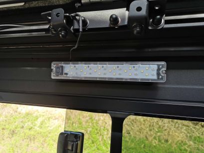 Eclairage dans la benne du Raptor avec le modcap