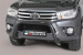 PROTECTION AVANT TUBULAIRE 76MM NOIR HOMOLOGUEE CE POUR TOYOTA HILUX 2016-2020