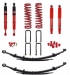 KIT DE SUSPENSION PEDDERS REHAUSSE  +45MM TARAGE EXTRA HEAVY DUTY POUR TOYOTA HILUX REVO