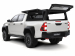 HARDTOP ALU CAB "CONTOUR NEXT GENERATION" POUR TOYOTA HILUX REVO DOUBLE CABINE A PARTIR DE 2016 - ALUMINIUM NOIR SANS VITRES LATERALES