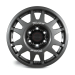 JANTE ALUMINIUM RENFORCE RAID EVO CORSE DAKAR ZERO 8x17" ET 0 GRIS ANTHRACITE POUR TOYOTA HILUX VIGO/REVO ET J120/150