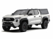 HARDTOP ALU CAB "CONTOUR NEXT GENERATION" POUR TOYOTA TACOMA GEN3 2016+ BENNE COURTE - ALUMINIUM NOIR SANS VITRES LATERALES