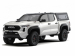 HARDTOP ALU CAB "CONTOUR NEXT GENERATION" POUR TOYOTA TACOMA GEN3 2016+ BENNE COURTE - ALUMINIUM NOIR AVEC VITRES LATERALES