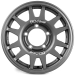 JANTE ALUMINIUM RENFORCE RAID EVO CORSE DAKAR ZERO 7x15" ET 0 GRIS ANTHRACITE POUR SUZUKI JIMNY