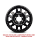 JANTE ALUMINIUM RENFORCE RAID EVO CORSE DAKAR ZERO 8x17" ET 30 NOIR BRILLANT JEEP WRANGLER JL