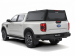 HARDTOP ALU CAB "CONTOUR NEXT GENERATION" POUR FORD RANGER DOUBLE CABINE A PARTIR DE 2023 - ALUMINIUM NOIR SANS VITRES LATERALES